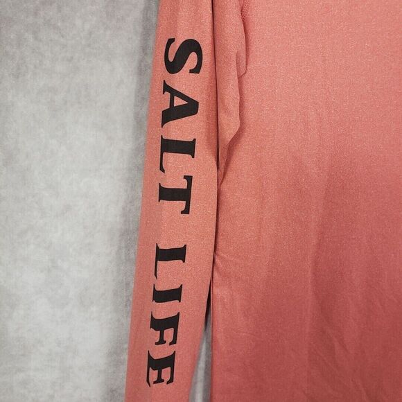 Salt Life Shirt Small Men's Deep Sea Cruising Performance Long Sleeve T-shirt - Picture 5 of 10
